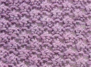 Knitting Stitches - blackberry stitch
