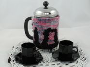knitted cafetiere cosies
