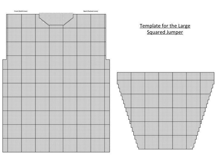 large square jumper template