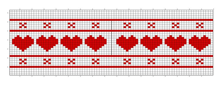 heart tea cosy pattern
