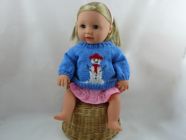 dolls knitted jumper