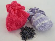knitted lavender bags