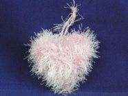 Knitted Heart Shaped Lavender Bag